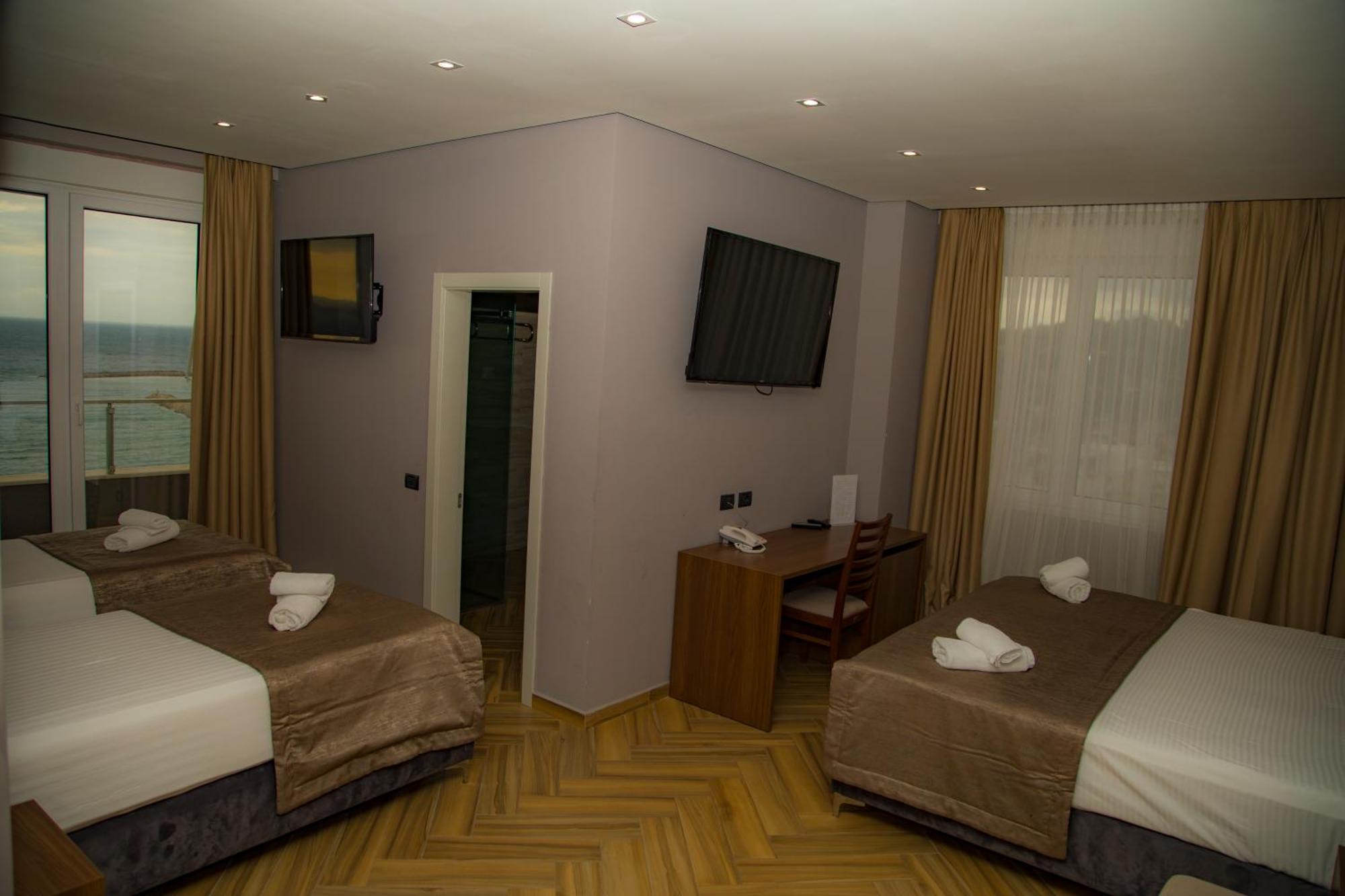 Twin Towers Hotel City & Beach Resort Shëngjin Exterior foto
